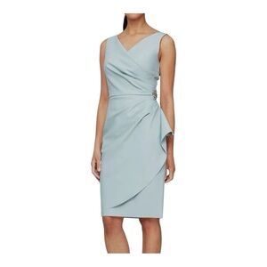 NWT Alex Evenings Contour Collection Side Ruched Cocktail Dress